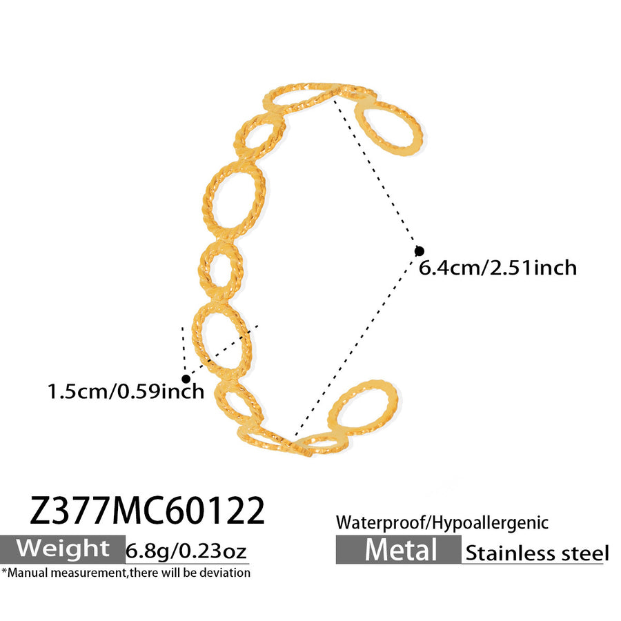 Simple Stylish and Personalized Stainless Steel Bracelet