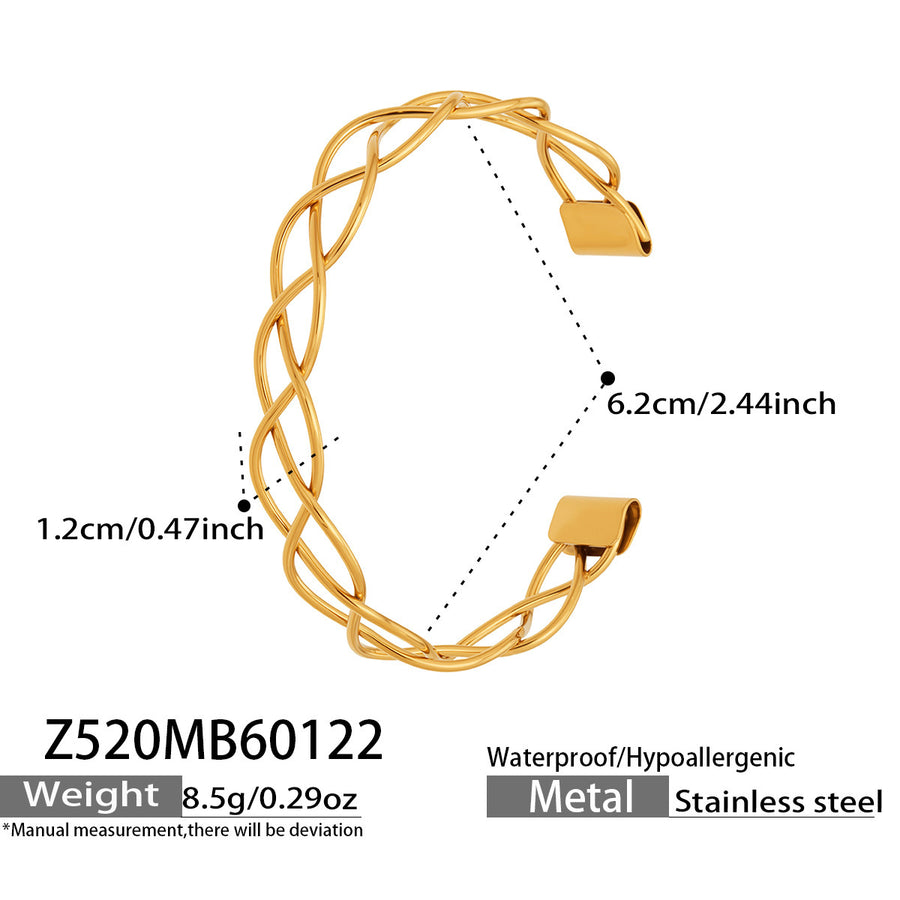 Simple Stylish and Personalized Stainless Steel Bracelet