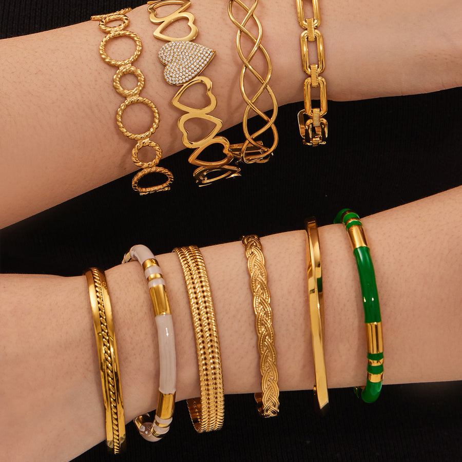 Simple Stylish and Personalized Stainless Steel Bracelet