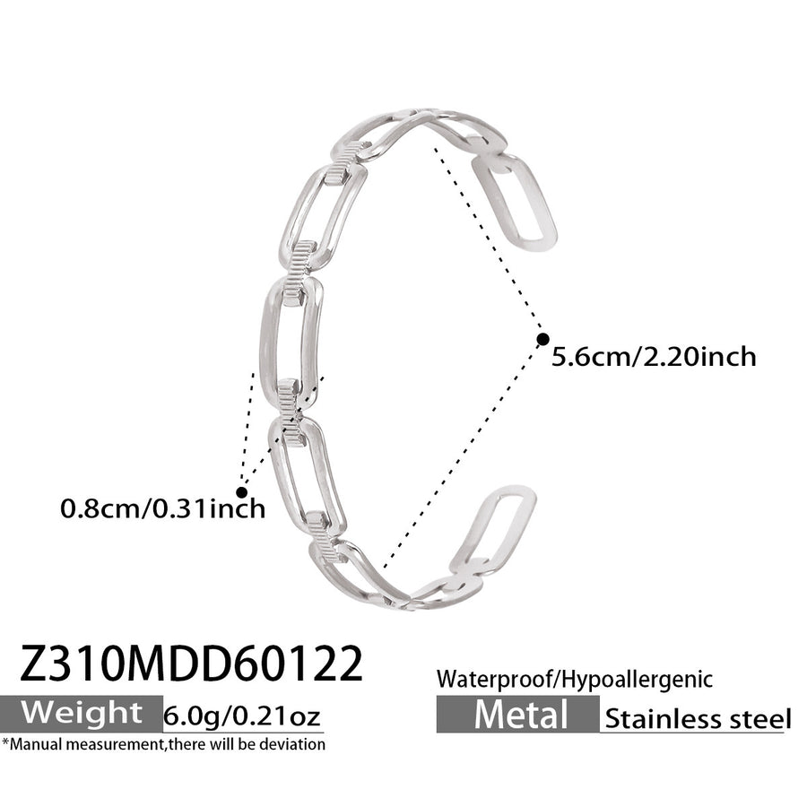 Simple Stylish and Personalized Stainless Steel Bracelet