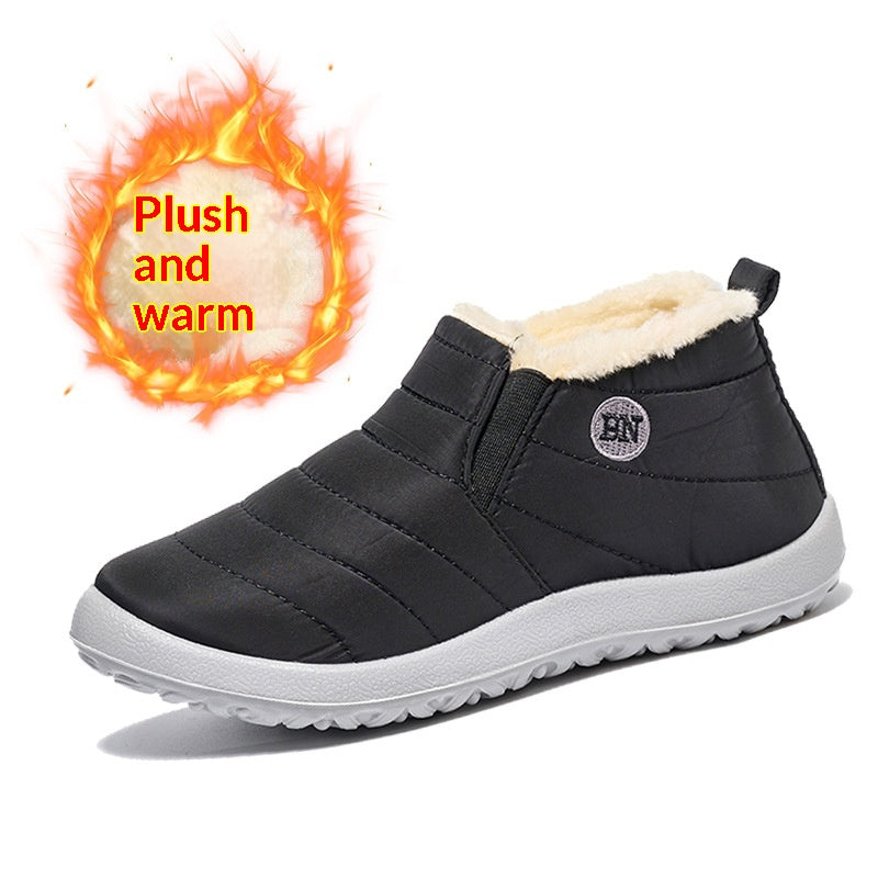 Warm Cotton Shoes Soft-soled Waterproof Boots for Snowy Days