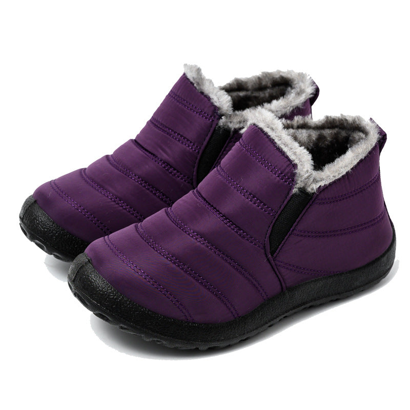 Warm Cotton Shoes Soft-soled Waterproof Boots for Snowy Days