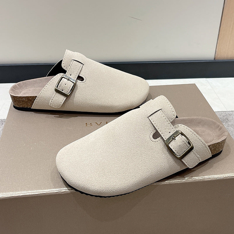 Trendy Roman Sandals Casual Half-slippers for Women