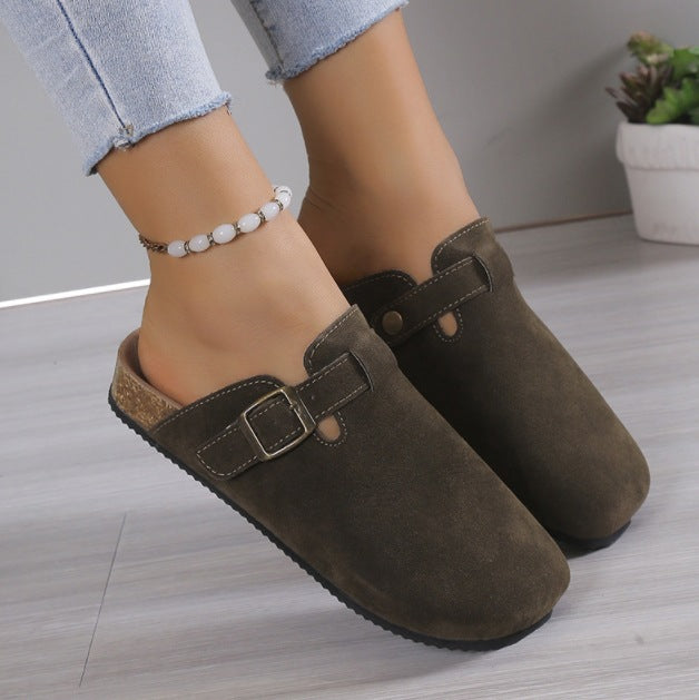 Trendy Roman Sandals Casual Half-slippers for Women