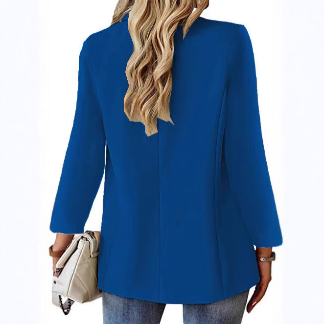 Elegant Single-breasted Blazer for Women - Chic Style