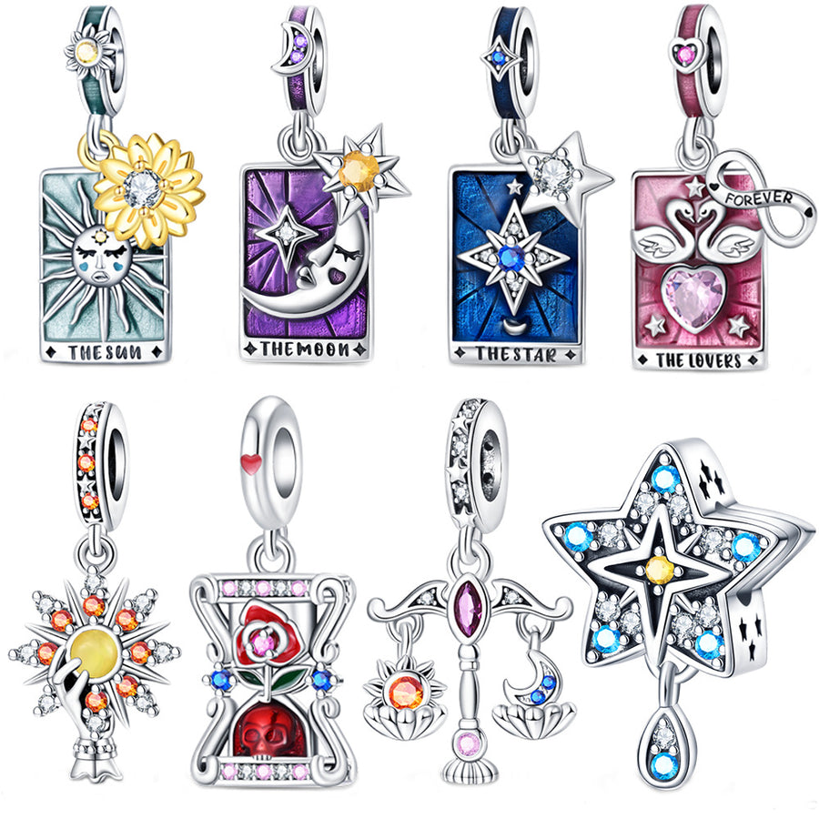 New Stylish Tarot Card Holder Beaded Jewelry Accessories