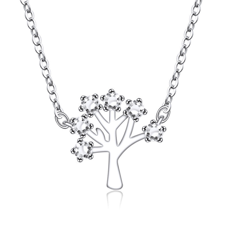 925 Sterling Silver Christmas Snowflake Pendant Necklace