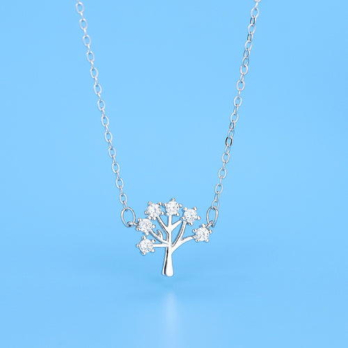 925 Sterling Silver Christmas Snowflake Pendant Necklace