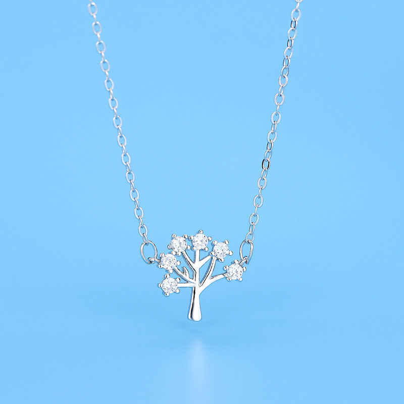 925 Sterling Silver Christmas Snowflake Pendant Necklace