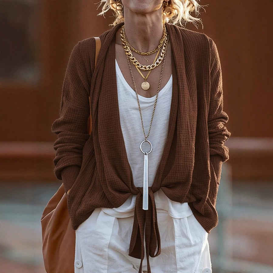 Fashionable and Minimalist Cardigan Coat for Women
