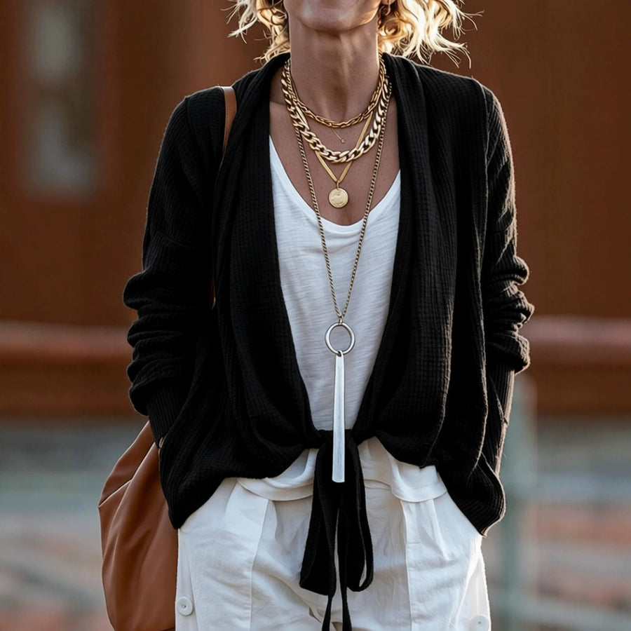 Fashionable and Minimalist Cardigan Coat for Women