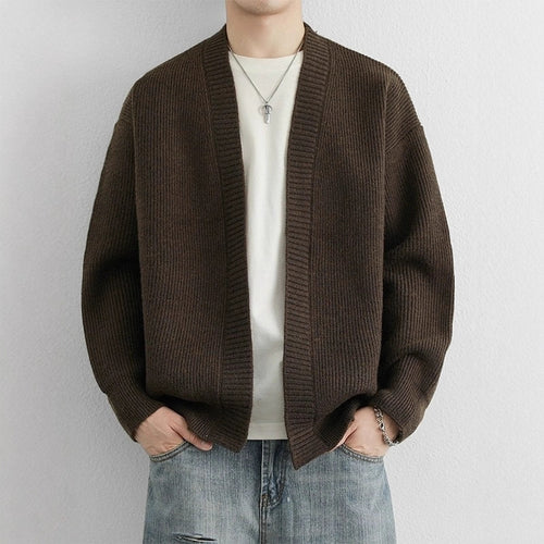 Retro Loose-fit Casual Chic Knit Sweater Cardigan