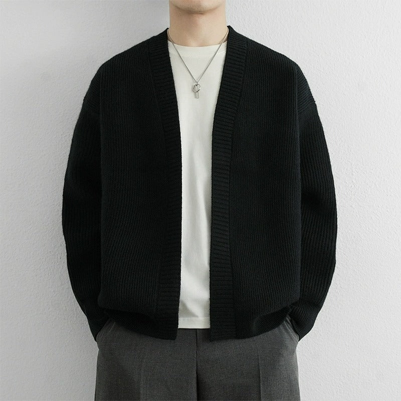 Retro Loose-fit Casual Chic Knit Sweater Cardigan