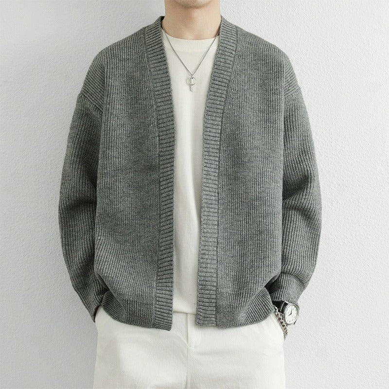 Retro Loose-fit Casual Chic Knit Sweater Cardigan
