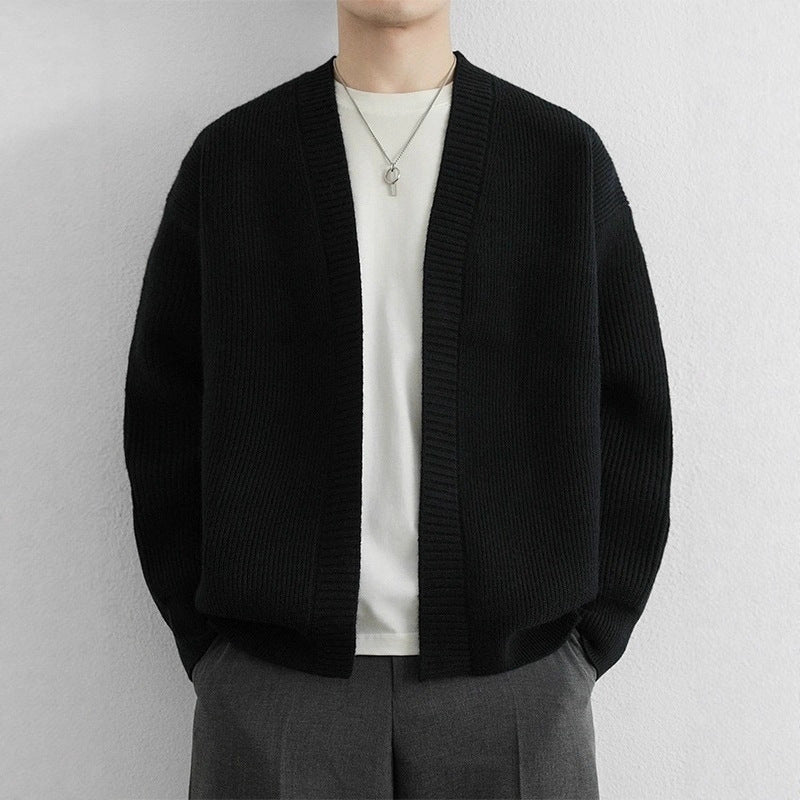 Retro Loose-fit Casual Chic Knit Sweater Cardigan