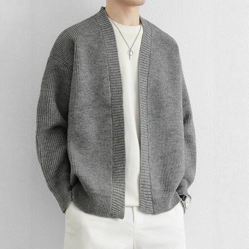 Retro Loose-fit Casual Chic Knit Sweater Cardigan