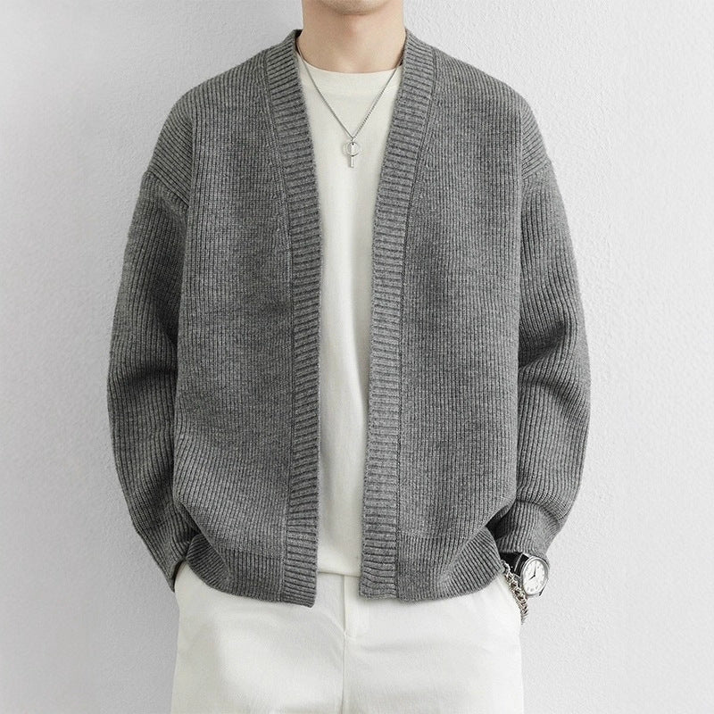 Retro Loose-fit Casual Chic Knit Sweater Cardigan