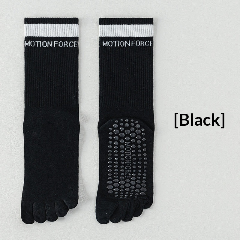 Bright Five-Finger Socks for Yoga and Pilates - Women’s Spring/Summer