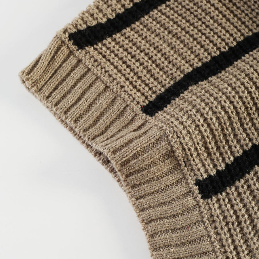 Best-selling versatile striped sweater vest for every occasion