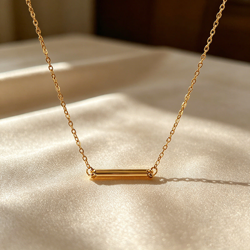 Simple and Stylish Titanium Steel Necklace for Women