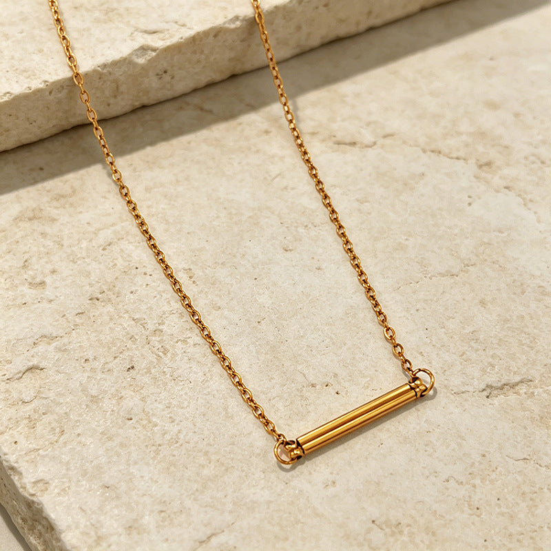 Simple and Stylish Titanium Steel Necklace for Women