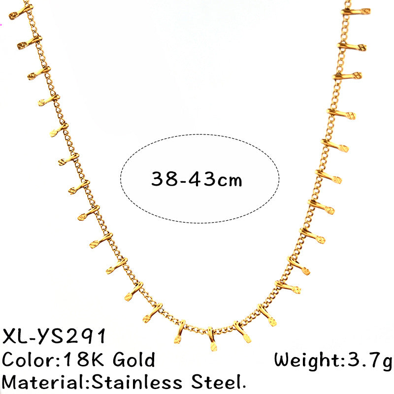 Fashion Titanium Steel Pendant Necklace for Women