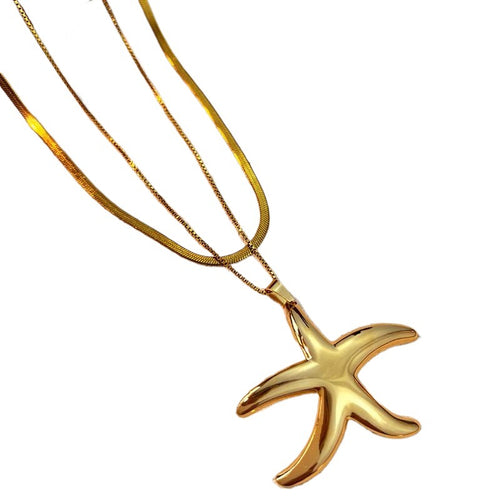 Smooth-surfaced Starfish Personality Necklace for You
