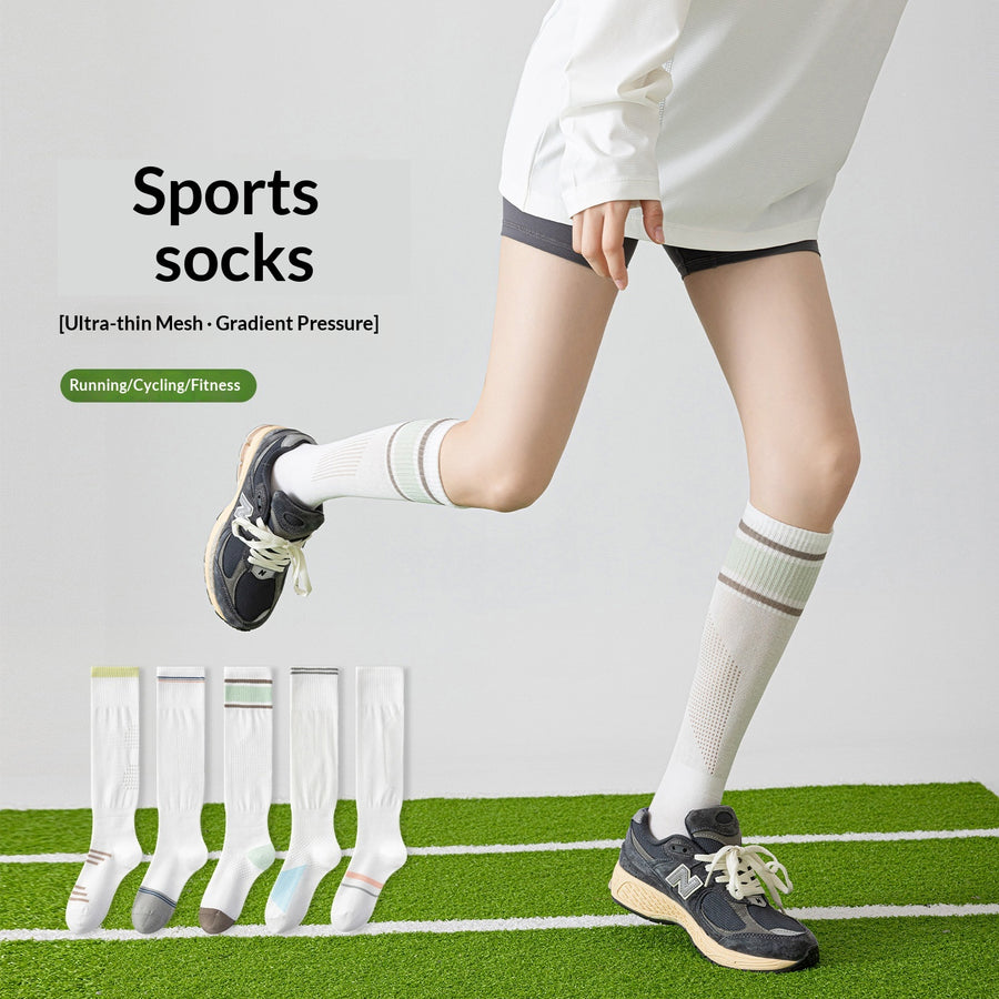 Ultra Thin Lightly Compressive Breathable Sports Socks for Women
