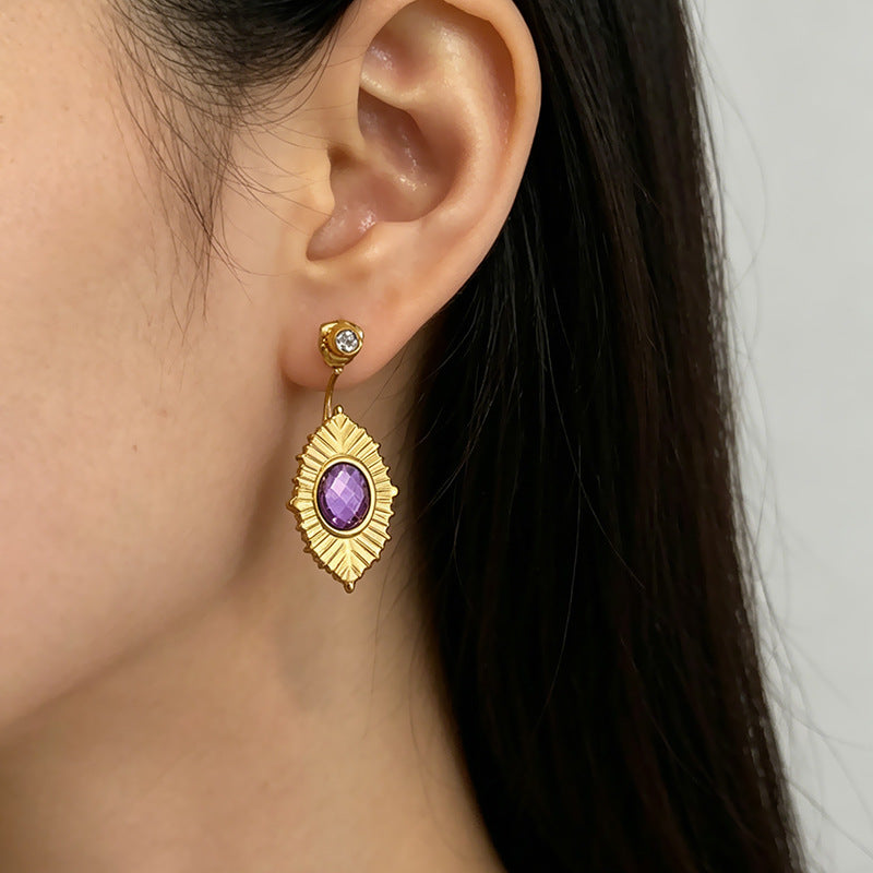 Retro Multi-style Stainless Steel Stud Earrings for Every Occasion