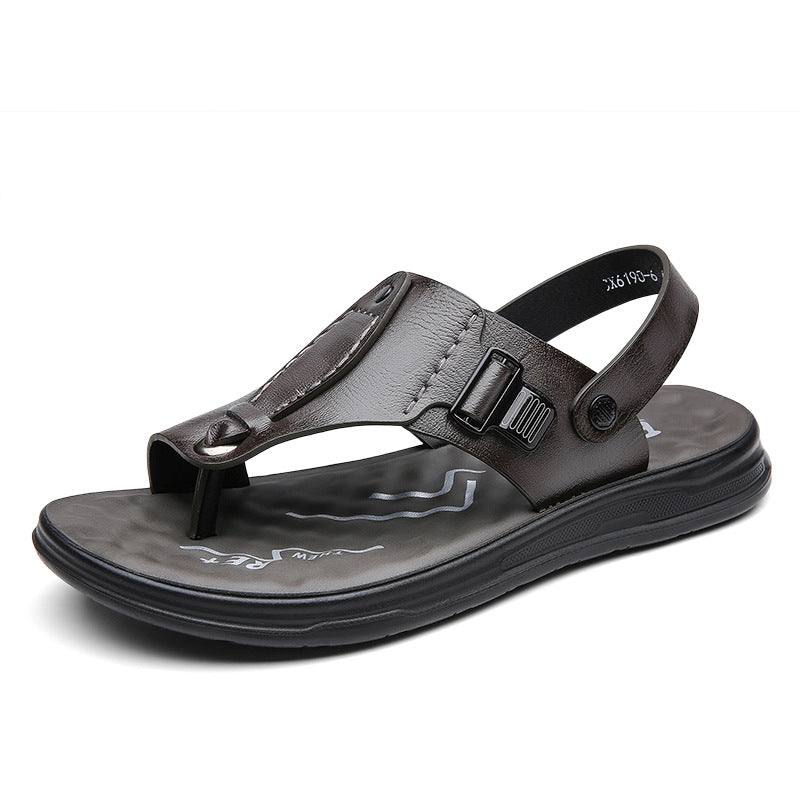 Flap-style Casual Slip-on Sandals for Outdoor Wear