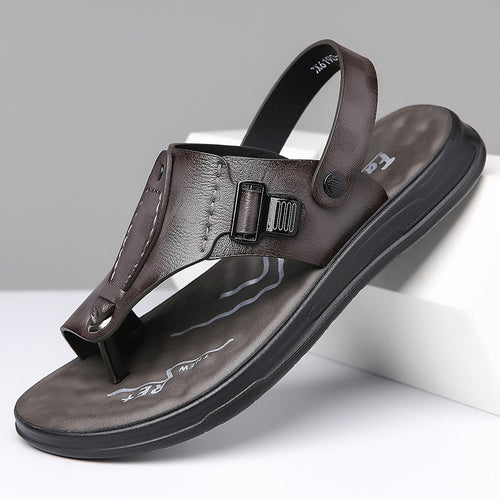 Flap-style Casual Slip-on Sandals for Outdoor Wear
