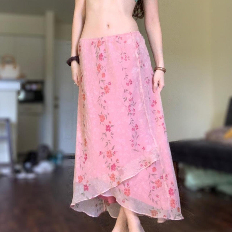 Floral-print Versatile Midi Dress for Women - Perfect for Any Occasion
