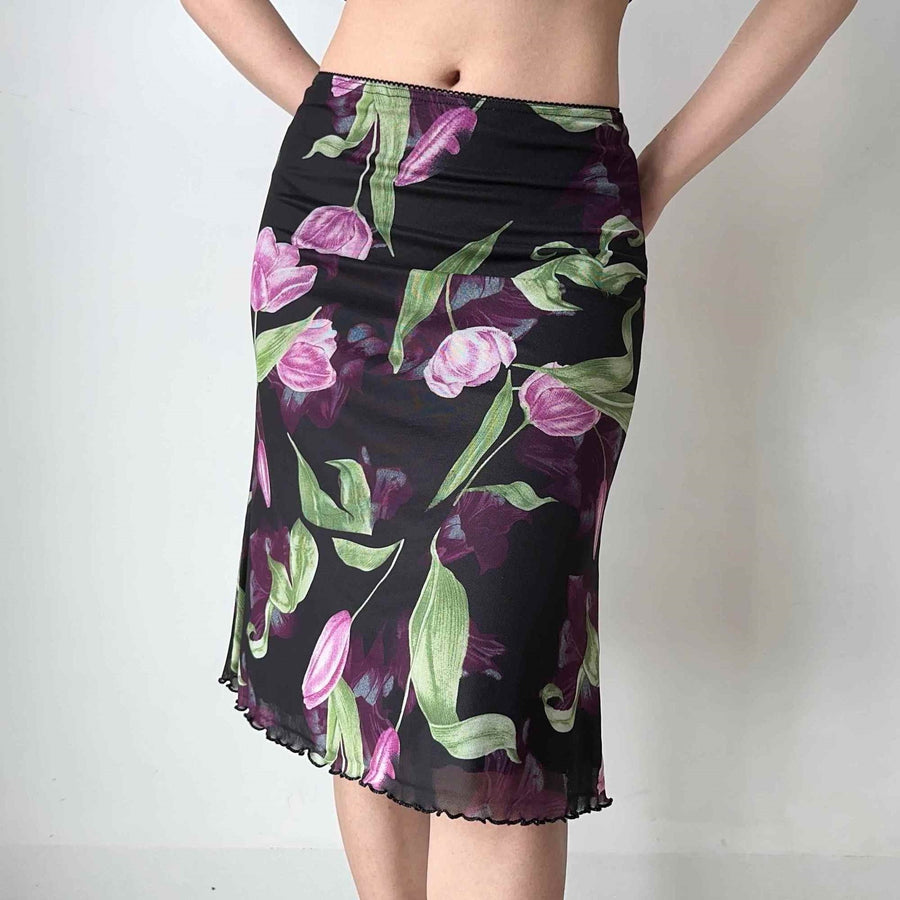 Stylish Mesh Fishtail Casual Maxi Skirt for Women