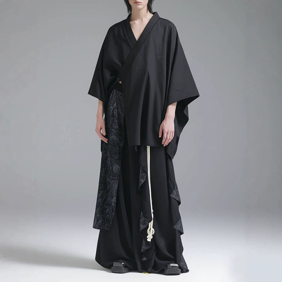 Neutral-style Niche-design Belted Trench Coat