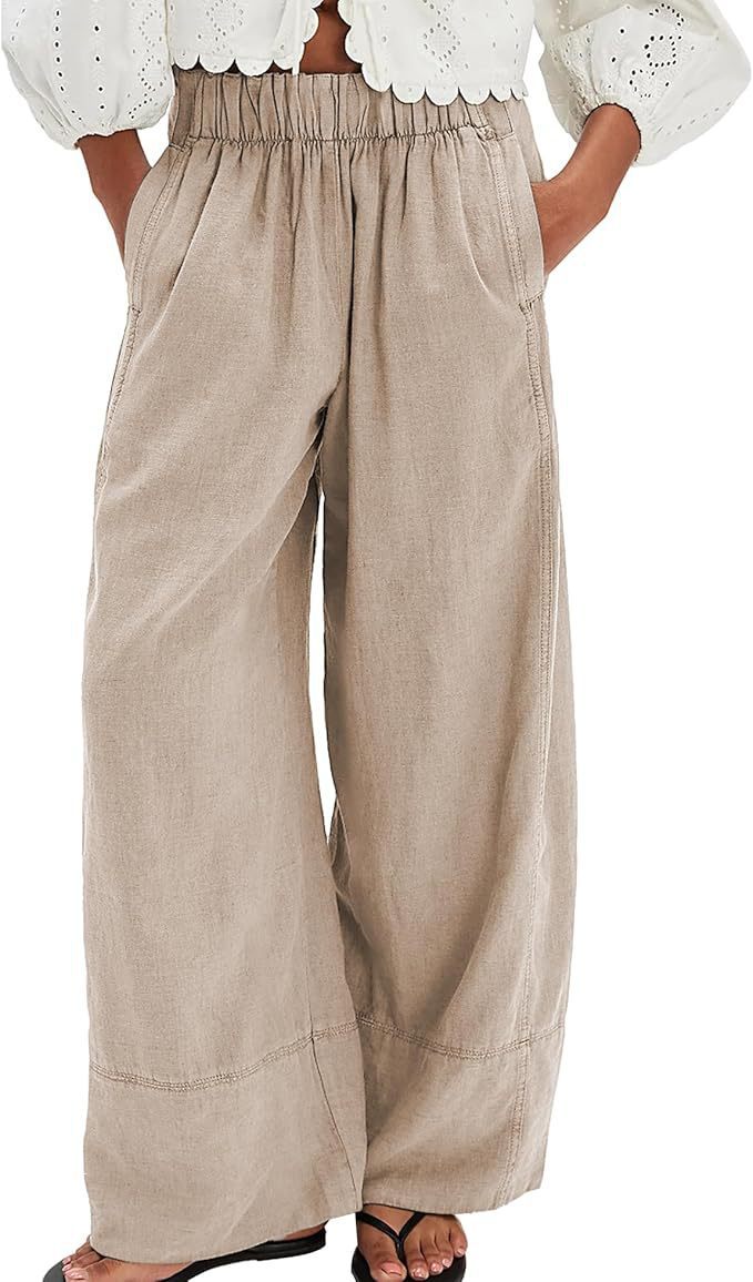 Minimalist Panel Design Wide Leg Pants for Casual Wear