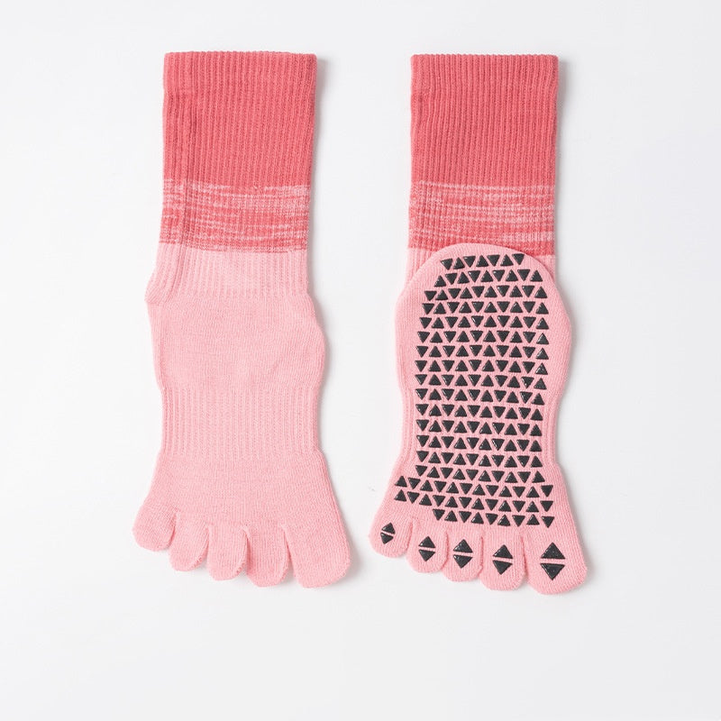 Five-Finger Yoga Socks for Women - Non-Slip for Pilates