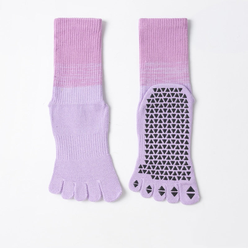 Five-Finger Yoga Socks for Women - Non-Slip for Pilates