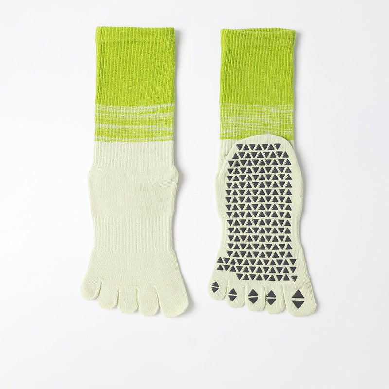 Five-Finger Yoga Socks for Women - Non-Slip for Pilates
