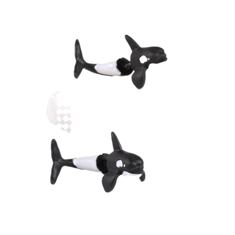 New Hip-hop Rock Dolphin Stud Earrings for Trendy Style