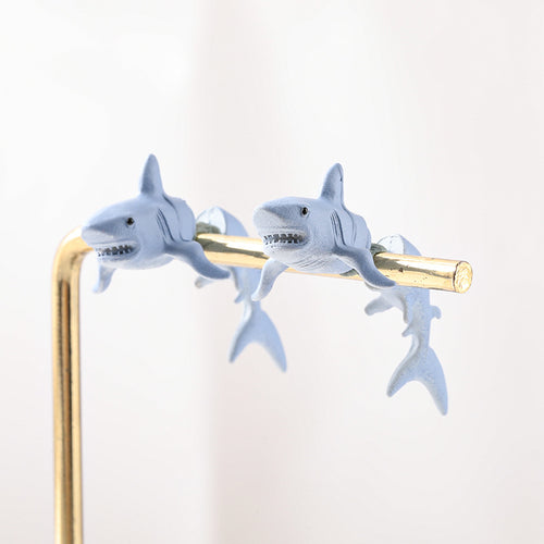 New Hip-hop Rock Dolphin Stud Earrings for Trendy Style