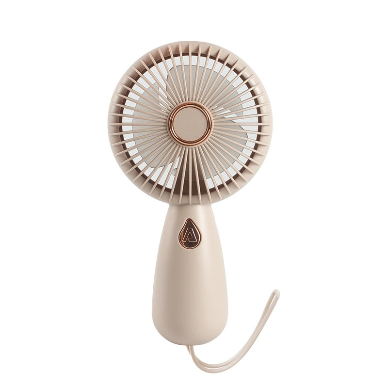 USB-Charged Mini Handheld Fan with LED - Perfect for Summer
