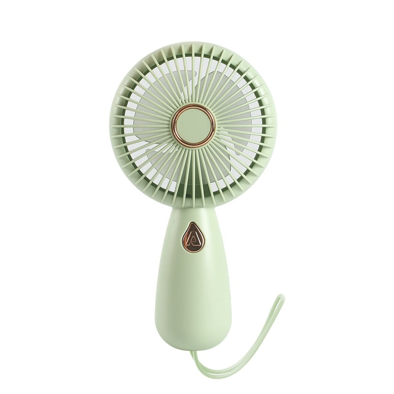 USB-Charged Mini Handheld Fan with LED - Perfect for Summer