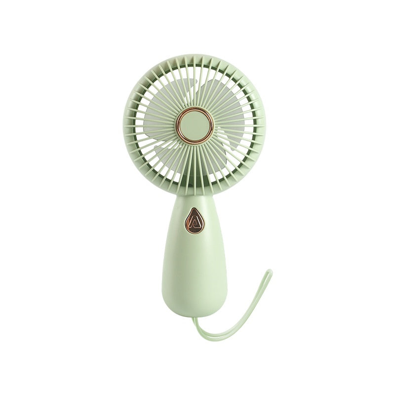 USB-Charged Mini Handheld Fan with LED - Perfect for Summer