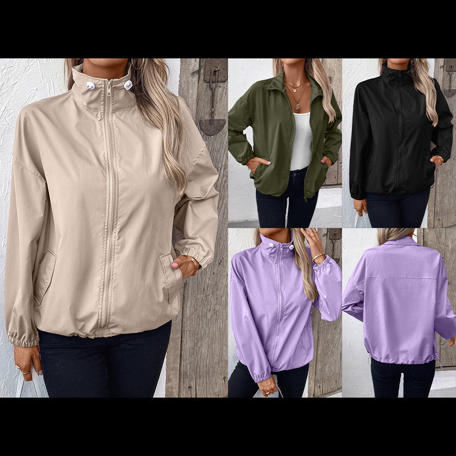 Stylish Sports And Leisure Raincoat Denim Jacket