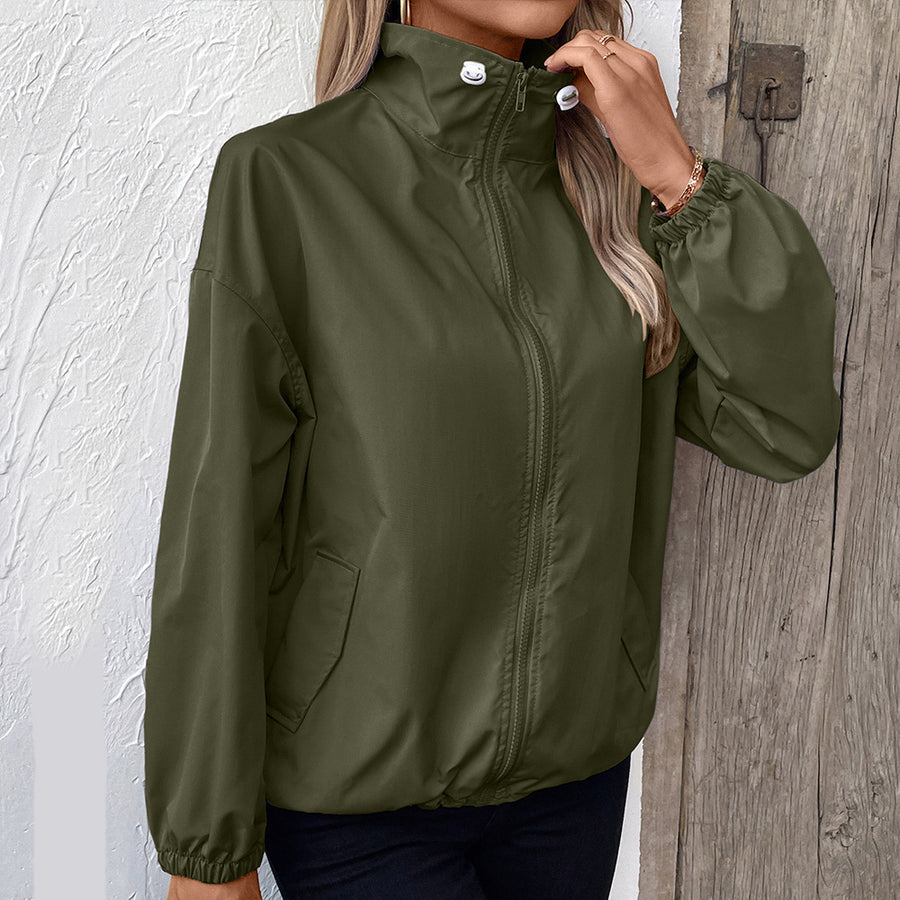 Stylish Sports And Leisure Raincoat Denim Jacket