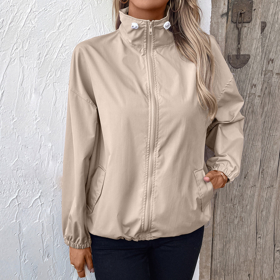 Stylish Sports And Leisure Raincoat Denim Jacket