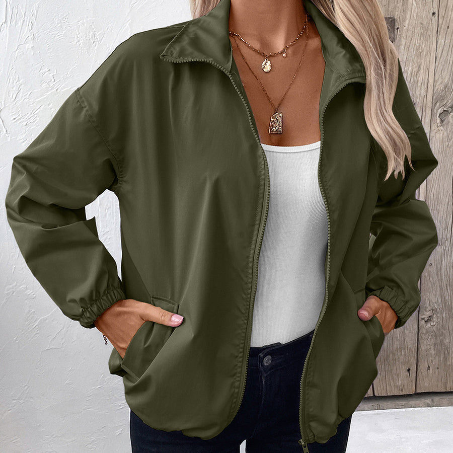 Stylish Sports And Leisure Raincoat Denim Jacket