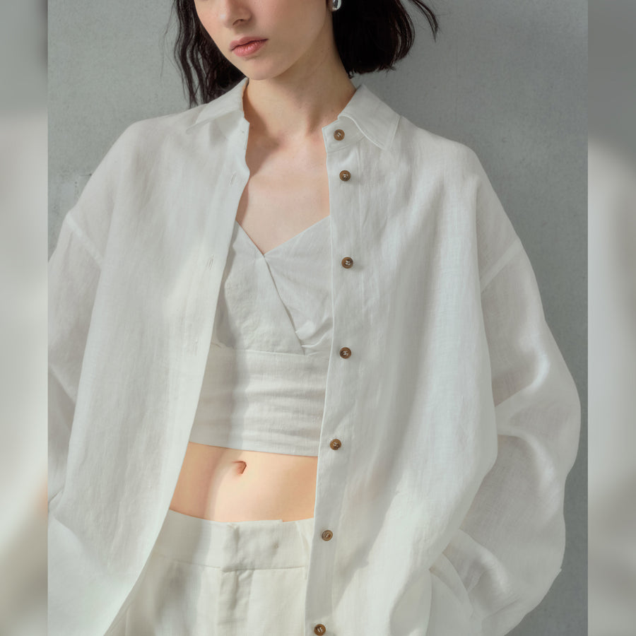 Linen Relaxed-fit Elegant Womens Blouse for Every Occasion