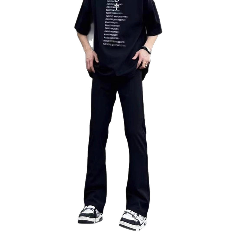 Niche Streetwear High-rise Stretch Slim-fit Bootcut Jeans