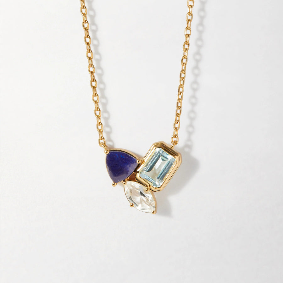 Niche Ruby Clavicle Necklace for Women - Elegant Pendant Necklace